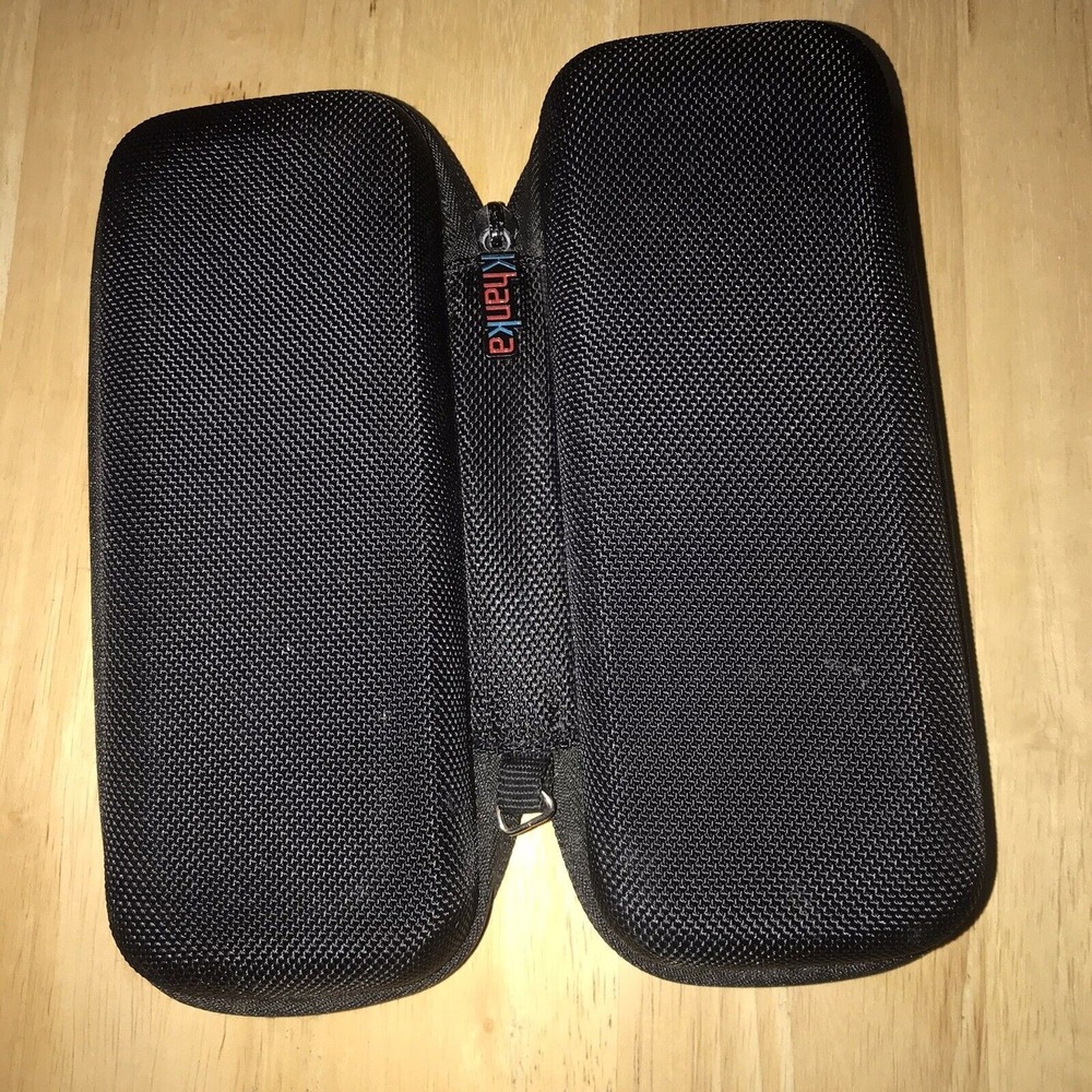 Khanka Hard Universal Travel Case Tapered 7x3" -‎ 7x2.5", Black